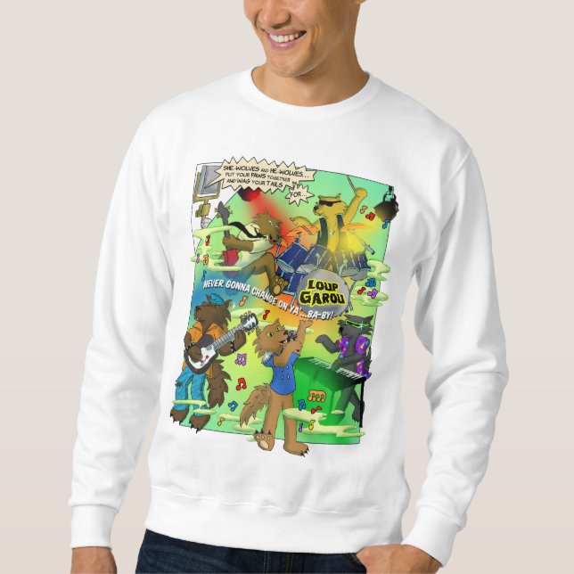 LOUP GAROU Men's Sweatshirt (Front)