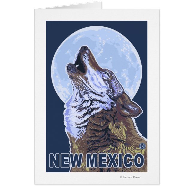 Loup gris Howling Nouveau-Mexique (Devant)