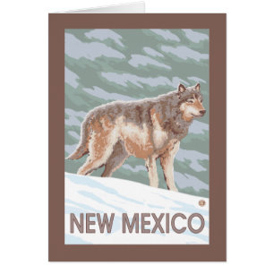 Loup gris StandingNew Mexique