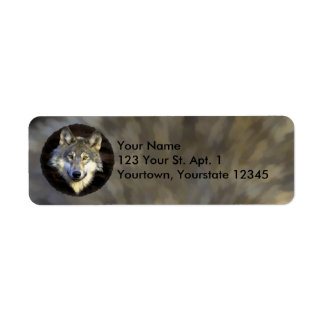 Loup gris Tête Nature Canine Art animal