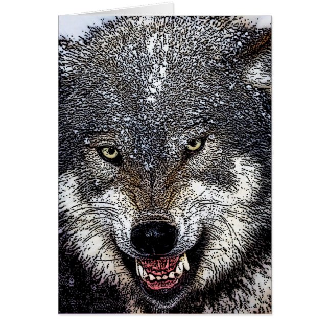 Loup sauvage (Devant)