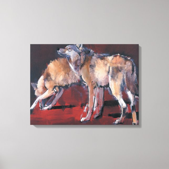 Loups 2001 canvas print (Front)