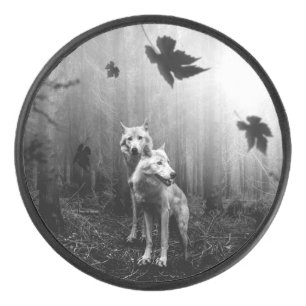 Loups merveilleux Noir et Blanc nous laisse seuls