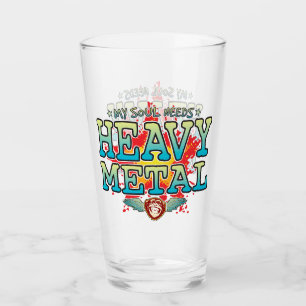 Lourd Tumbler en verre d'âme métallique