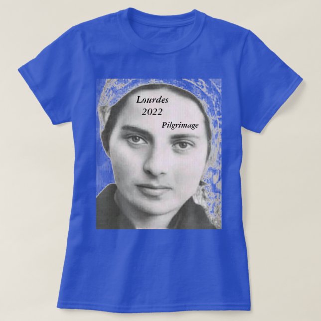 Lourdes 2022 Pilgrimage T-Shirt (Design Front)