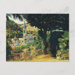 Lourdes, Church of the Rosary Postcard