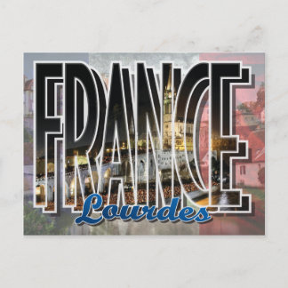 Lourdes, France Postcard