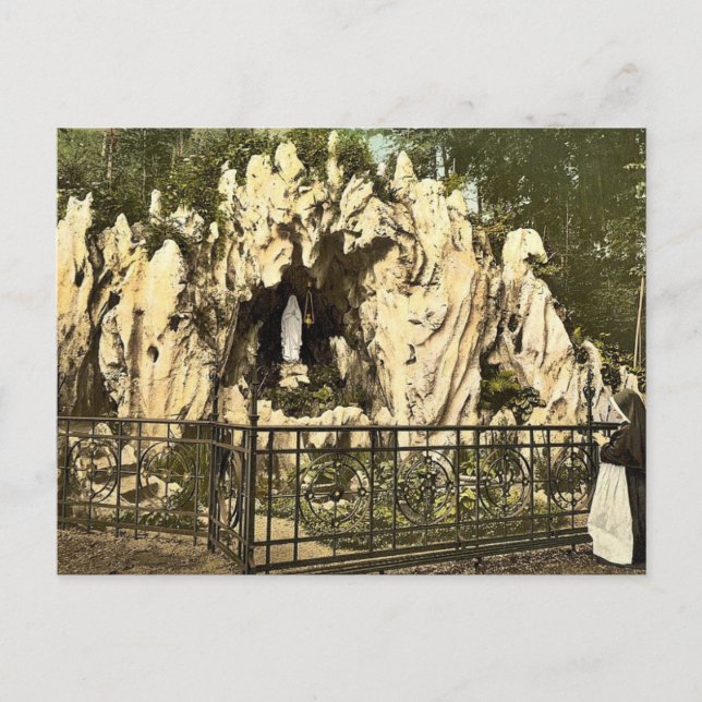 Lourdes Grotto, near the nunnery of Ingenbohl, Lak Postcard (Front)