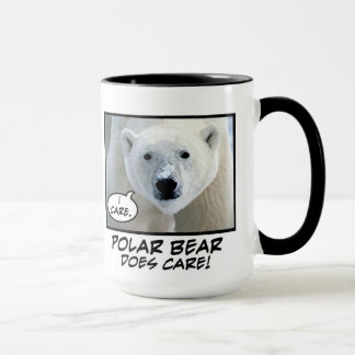 L'ours blanc s'inquiète ! tasse