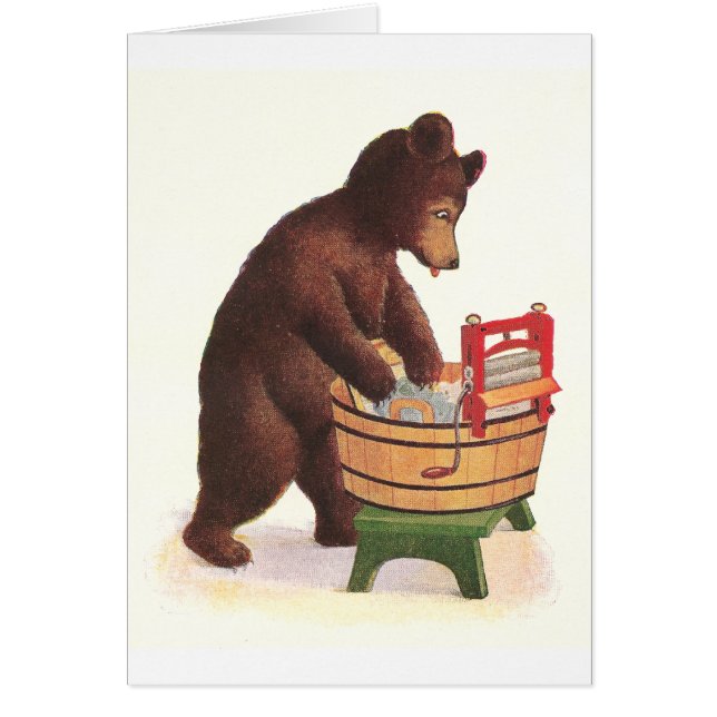 L'ours de nounours fait la blanchisserie (Devant)