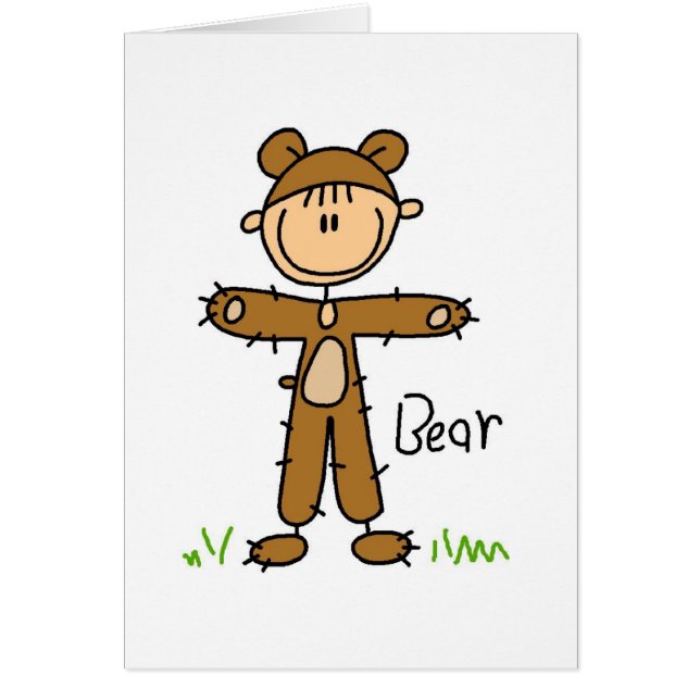 L'ours habillent des T-shirts et des cadeaux (Devant)