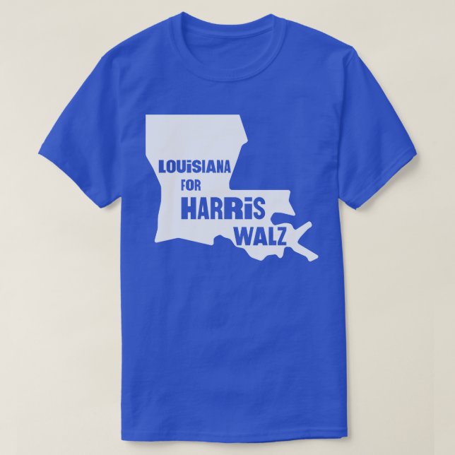 Lousiana pour Harris Walz TShirt (Design devant)