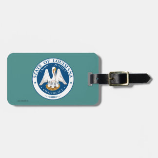 Lousiana State Seal Luggage Tag