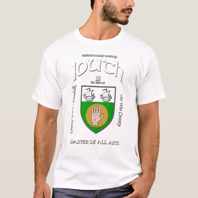 Louth Ireland Crest T-Shirt (Front)