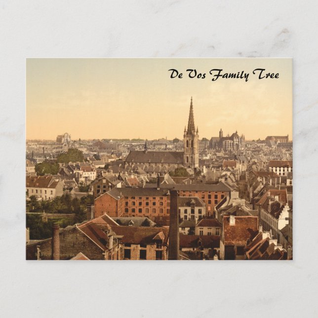 Louvain Cityview, Belgium Postcard (Front)
