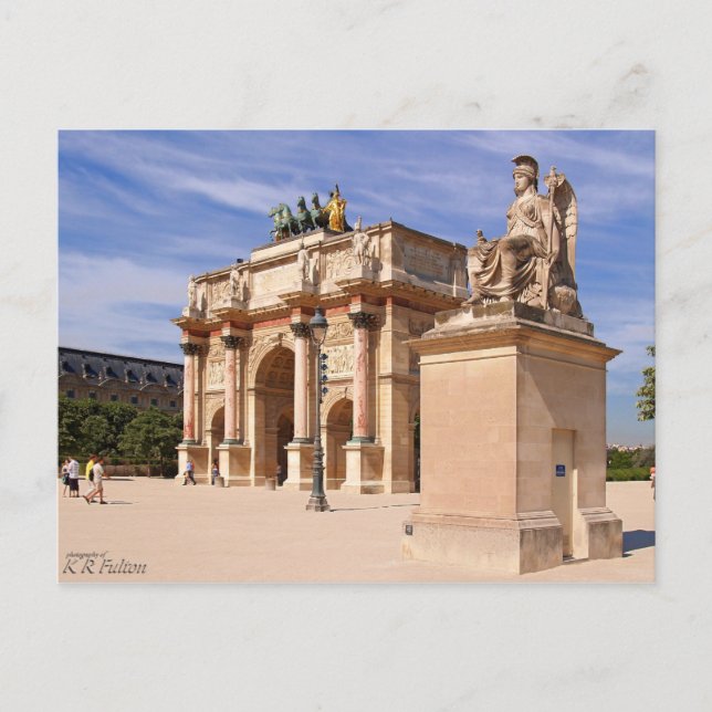 Louvre Arc Postcard (Front)
