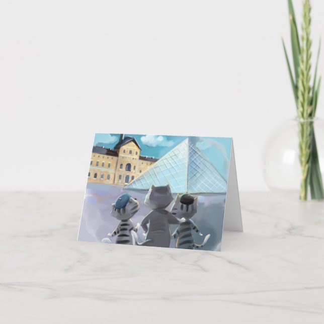 Louvre Blank Card  (Various Sizes) (Front)