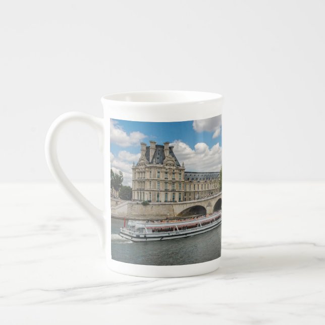 Louvre Museum Bone China Mug (Left)