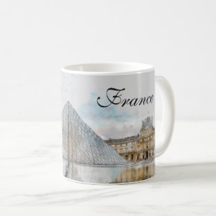 Louvre Museum Coffee Mug – Vintage Paris France 