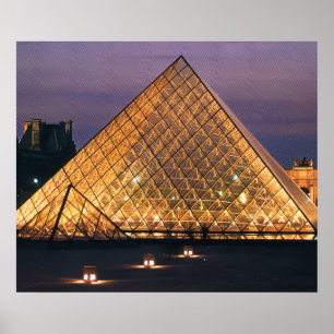 Louvre Museum Poster