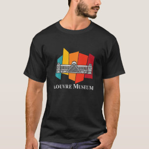 Louvre Museum Retro From Paris The Love In France T-Shirt