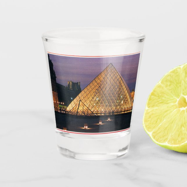 Louvre Museum Shot Glass (Front)