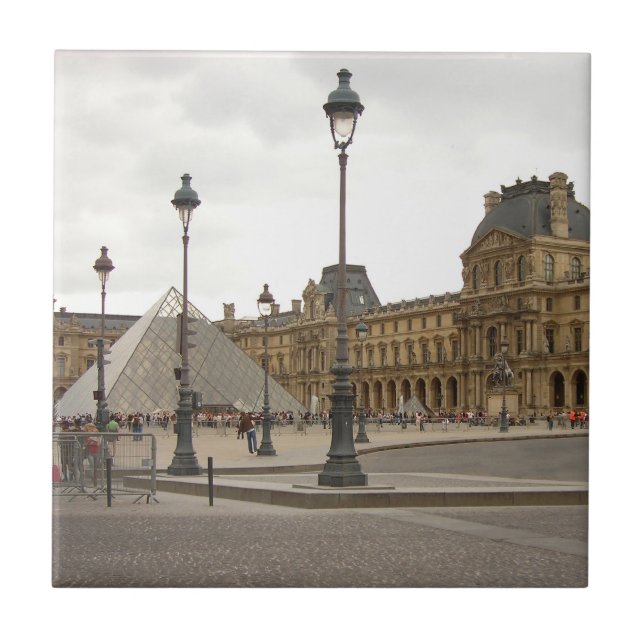 Louvre. Paris, France Tile (Front)