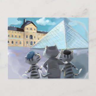Louvre Post Card (Optional Envelope)