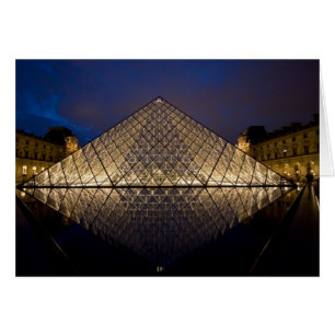 Louvre Pyramid by the architect I.M. Pei at