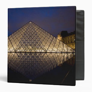 Louvre Pyramid by the architect I.M. Pei at Binder