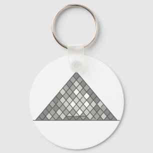 Louvre Pyramid World Landmark Keychain