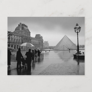 Louvre Romantic beautiful Postcard