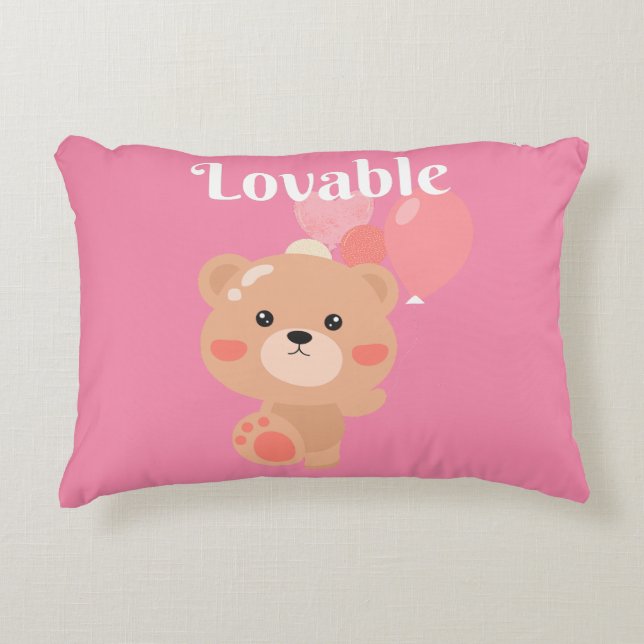 Lovable Accent Pillow (Front)