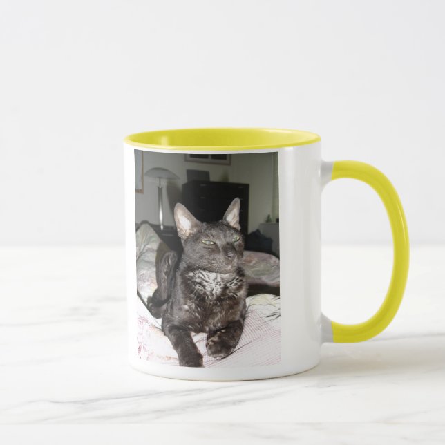 Lovable Cornish Rex Mug (Right)