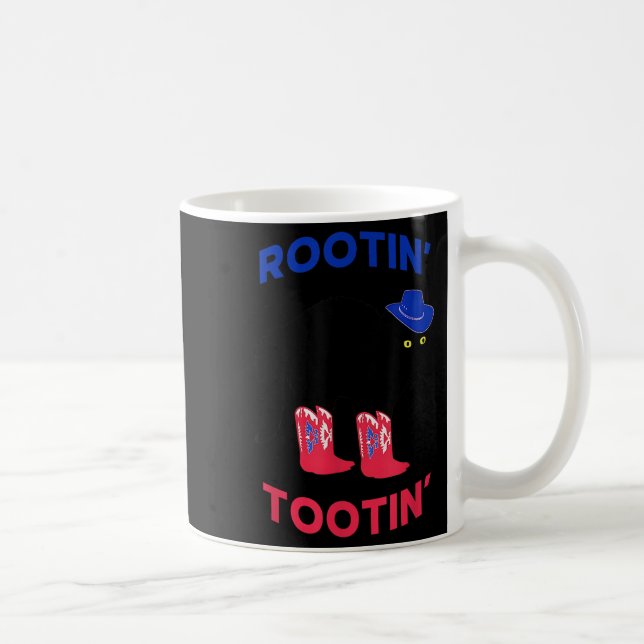 Lovable Cowboy Cat, Rootin Tootin Cat  Coffee Mug (Right)