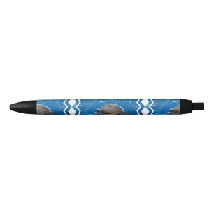 Lovable Dolphin Black Ink Pen