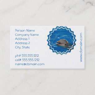 Lovable Dolphin Business Card