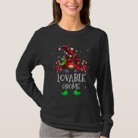 Lovable Gnome Buffalo Plaid Matching Family Christ