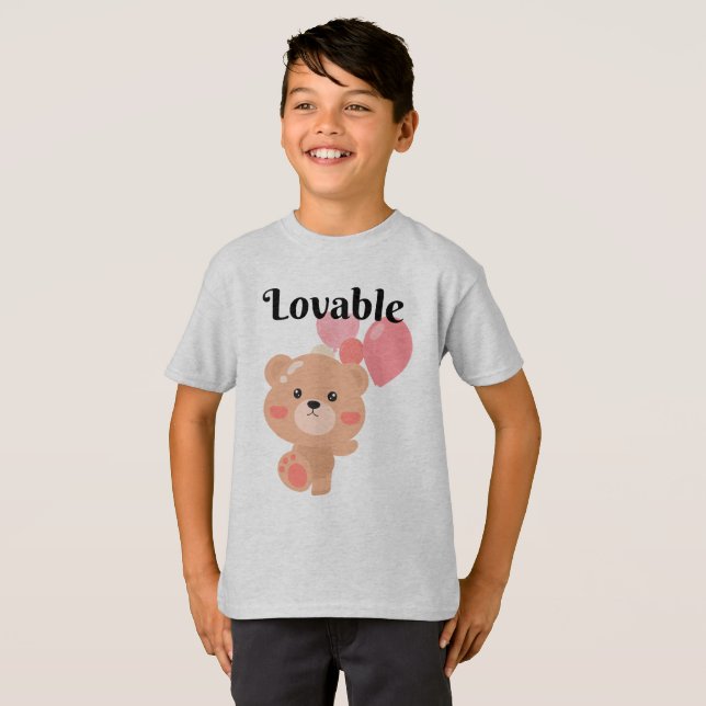 Lovable Kids' Basic T-Shirt (Front Full)