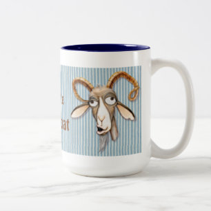 Lovable Old Goat - Customize Two-Tone Coffee Mug