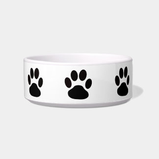 Lovable Paw Prints Medium Dog Bowl