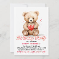 Lovable Teddy Bear Birthday Party