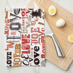 Love 1 kitchen towel