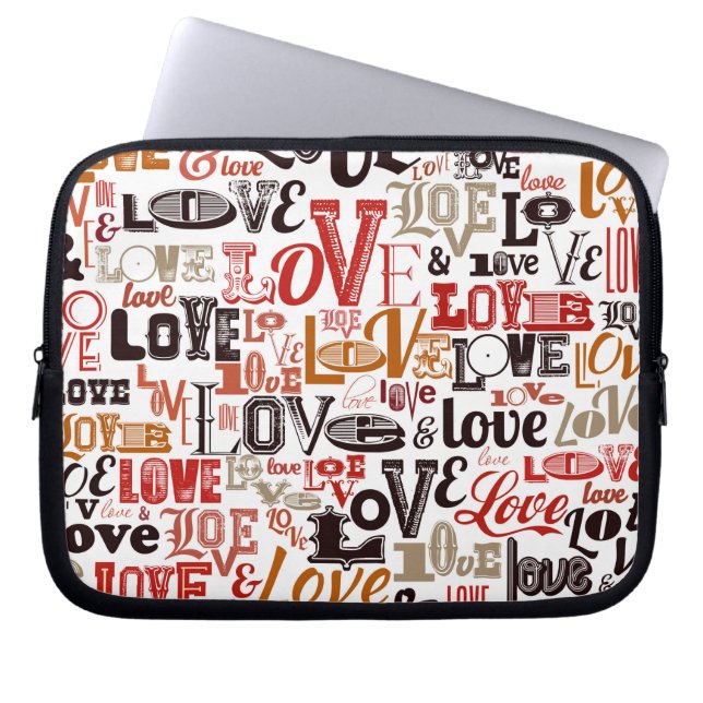 Love 1 laptop sleeve (Front)