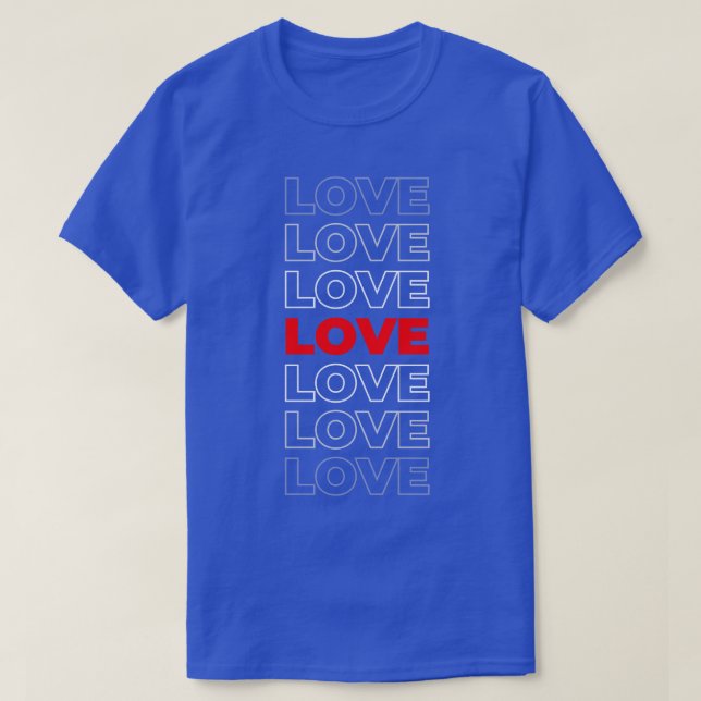 Love 1 T-Shirt (Design Front)