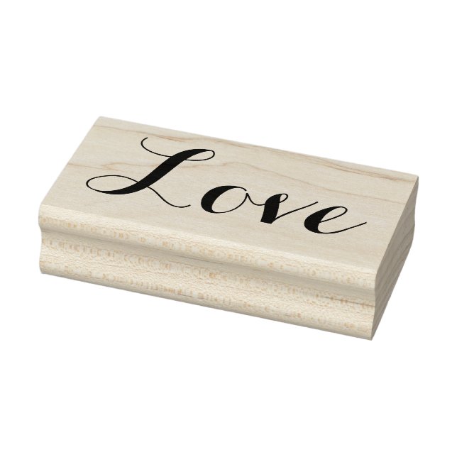 LOVE 1"x2.5" Rubber Stamp / Carolyna (Stamp)