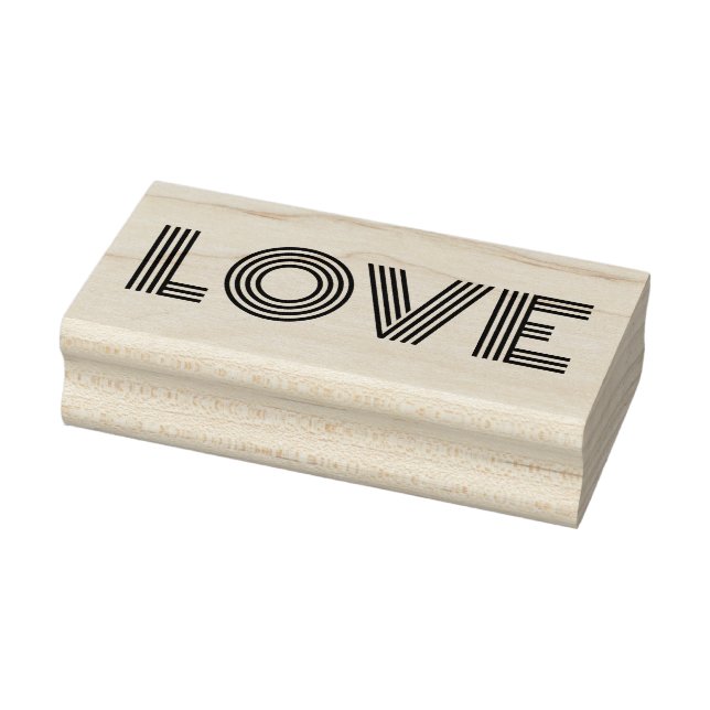 LOVE 1"x2.5" Rubber Stamp / Monoton (Stamp)