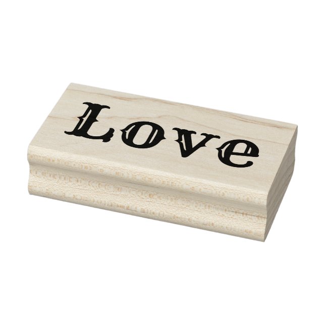LOVE 1"x2.5" Rubber Stamp / Rye (Stamp)