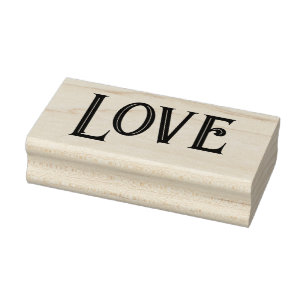 LOVE 1"x2.5" Rubber Stamp / Valeria