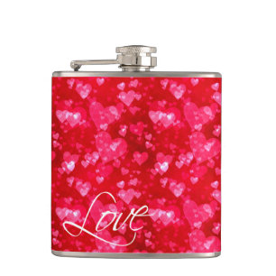 Love 22 Wrapped Flask